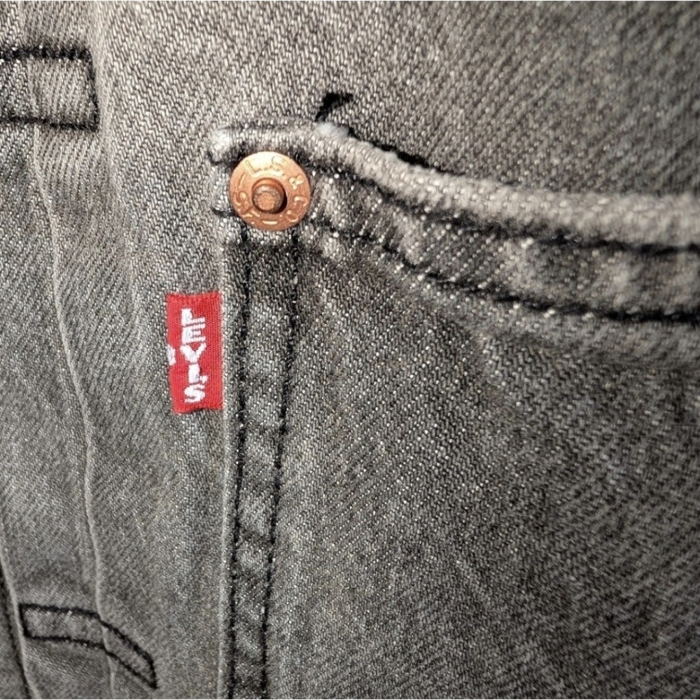 Levi's Premium Trucker Denim Men's Jacket In Medium Washed Gray. Rare!! - Picture 3 of 10